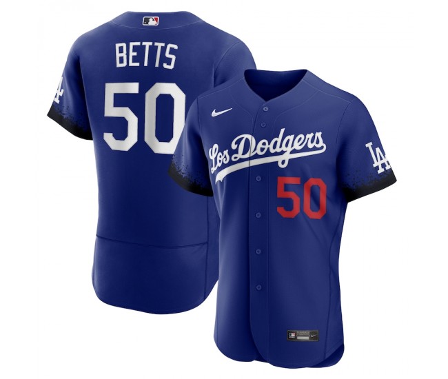 Los Angeles Dodgers Mookie Betts Men's Nike Royal City Connect Authentic Player Jersey