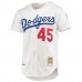 Los Angeles Dodgers Pedro Martinez Men's Mitchell & Ness White 1993 Cooperstown Collection Home Authentic Jersey