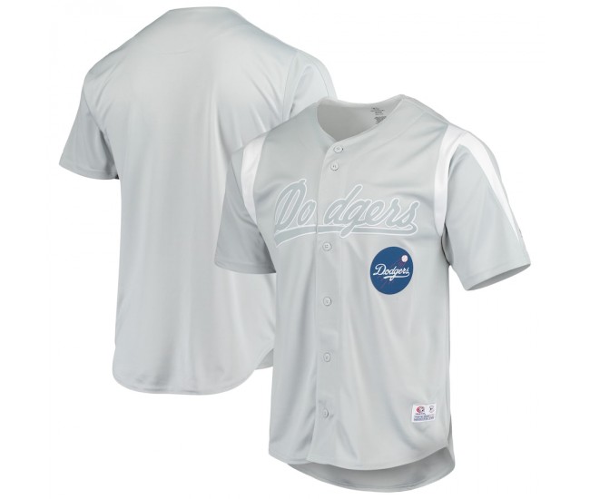 Men's Los Angeles Dodgers Stitches Gray Chase Jersey