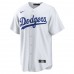 Los Angeles Dodgers Men's Nike White Home Blank Replica Jersey