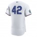 Miami Marlins Jackie Robinson Men's Nike White Authentic Player Jersey