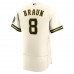 Milwaukee Brewers Ryan Braun Men's Nike Cream Home Authentic Player Jersey