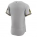 Milwaukee Brewers Men's Nike Gray Road Authentic Team Jersey