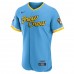 Milwaukee Brewers Christian Yelich Men's Nike Powder Blue 2022 City Connect Authentic Player Jersey