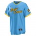 Milwaukee Brewers Lorenzo Cain Men's Nike Powder Blue 2022 City Connect Replica Player Jersey