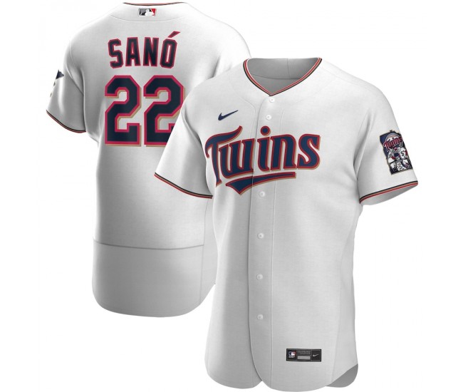 Minnesota Twins Miguel Sano Men's Nike White Home Authentic Player Jersey