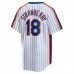 New York Mets Darryl Strawberry Men's Nike White Home Cooperstown Collection Player Jersey