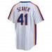 New York Mets Tom Seaver Men's Nike White Home Cooperstown Collection Player Jersey