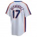 New York Mets Keith Hernandez Men's Nike White Home Cooperstown Collection Player Jersey