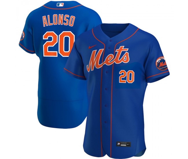 New York Mets Pete Alonso Men's Nike Royal Alternate Authentic Player Jersey