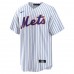 New York Mets Francisco Lindor Men's Nike White Home Replica Player Jersey