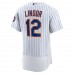 New York Mets Francisco Lindor Men's Nike White Home Authentic Player Jersey