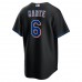 New York Mets Starling Marte Men's Nike Black Alternate Replica Player Jersey