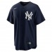 New York Yankees Men's Nike Navy Alternate Replica Team Jersey