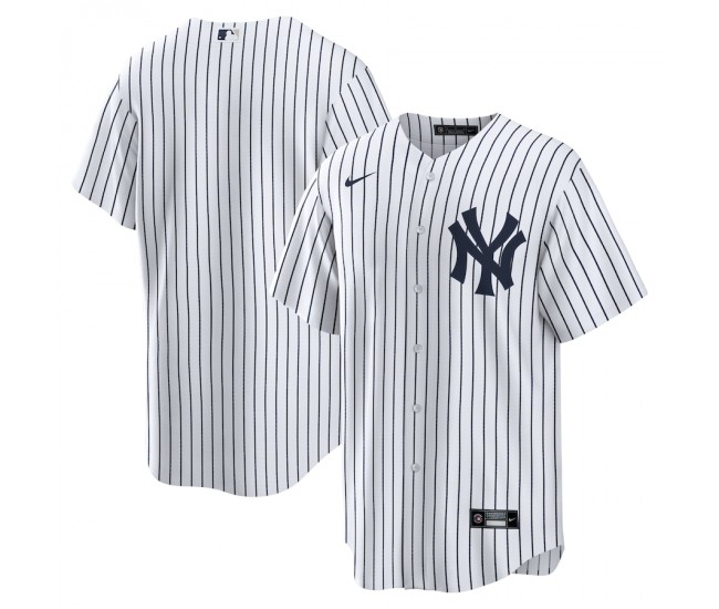 New York Yankees Men's Nike White Home Replica Team Jersey