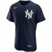 New York Yankees Men's Nike Navy Alternate Authentic Team Jersey