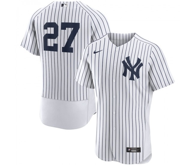 New York Yankees Giancarlo Stanton Men's Nike White Home Authentic Player Jersey