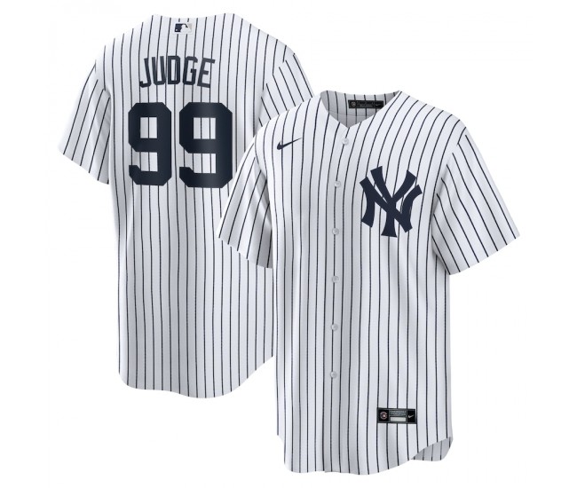 New York Yankees Aaron Judge Men's Nike White Home Replica Player Name Jersey