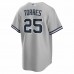 New York Yankees Gleyber Torres Men's Nike Gray Road Replica Player Name Jersey