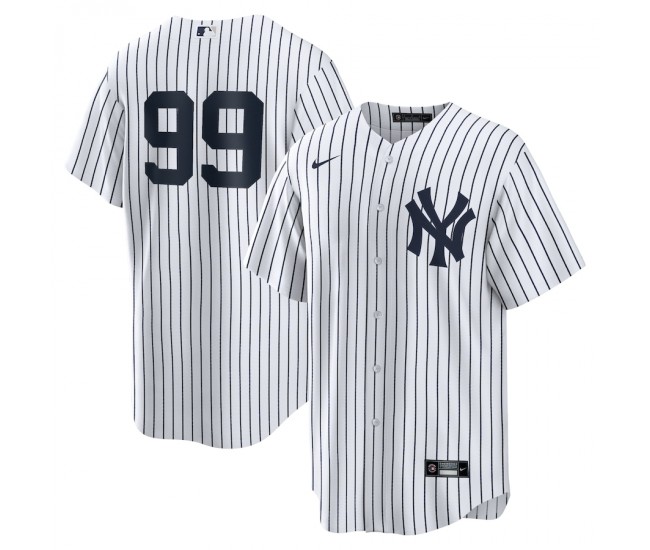 New York Yankees Aaron Judge Men's Nike White Home Replica Player Name Jersey