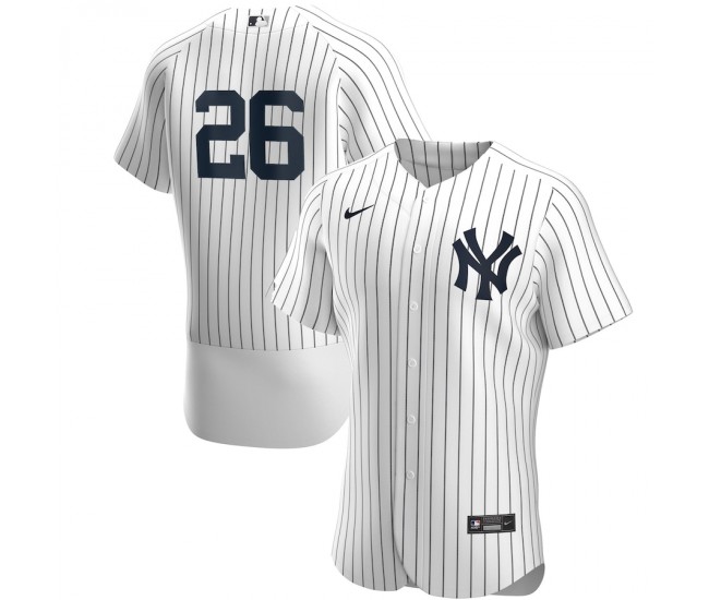 New York Yankees DJ LeMahieu Men's Nike White/Navy Home Authentic Player Jersey