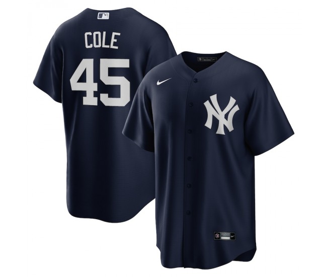 New York Yankees Gerrit Cole Men's Nike Navy Alternate Replica Player Name Jersey