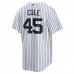 New York Yankees Gerrit Cole Men's Nike White Home Replica Player Name Jersey