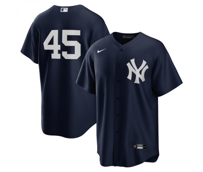 New York Yankees Gerrit Cole Men's Nike Navy Alternate Replica Player Name Jersey