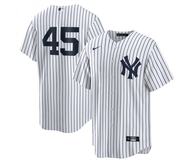 New York Yankees Gerrit Cole Men's Nike White Home Replica Player Name Jersey