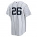 New York Yankees DJ LeMahieu Men's Nike White Home Replica Player Name Jersey