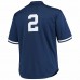 New York Yankees Derek Jeter Men's Mitchell & Ness Navy Big & Tall Batting Practice Replica Player Jersey