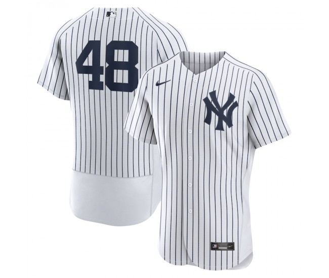 New York Yankees Anthony Rizzo Men's Nike White/Navy Home Authentic Player Jersey