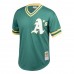 Oakland Athletics Rickey Henderson Men's Mitchell & Ness Green Cooperstown Collection Big & Tall Mesh Batting Practice Jersey