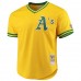 Oakland Athletics Jose Canseco Men's Mitchell & Ness Gold Cooperstown Collection Mesh Batting Practice Jersey