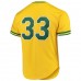 Oakland Athletics Jose Canseco Men's Mitchell & Ness Gold Cooperstown Collection Mesh Batting Practice Jersey