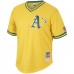 Oakland Athletics Mark McGwire Men's Mitchell & Ness Gold Cooperstown Collection Mesh Batting Practice Jersey