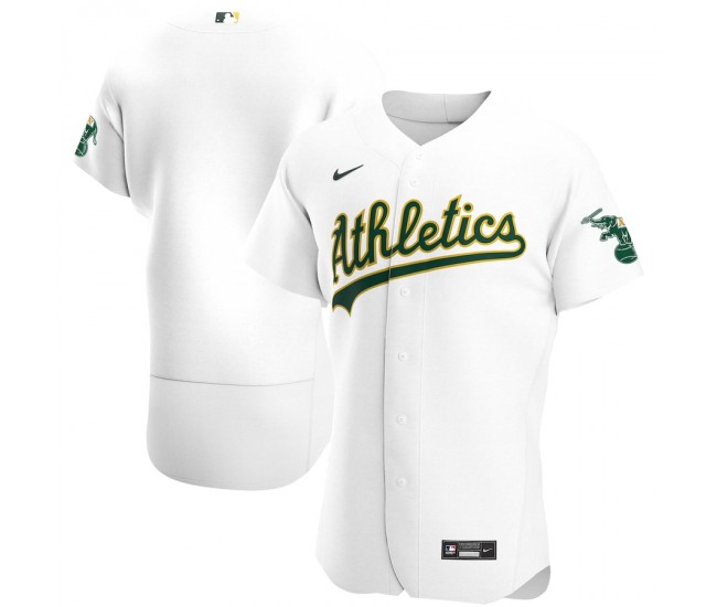 Oakland Athletics Men's Nike White Home Authentic Team Jersey