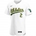 Oakland Athletics Khris Davis Men's Nike White Home Authentic Player Jersey