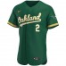 Oakland Athletics Khris Davis Men's Nike Kelly Green Alternate Authentic Player Jersey