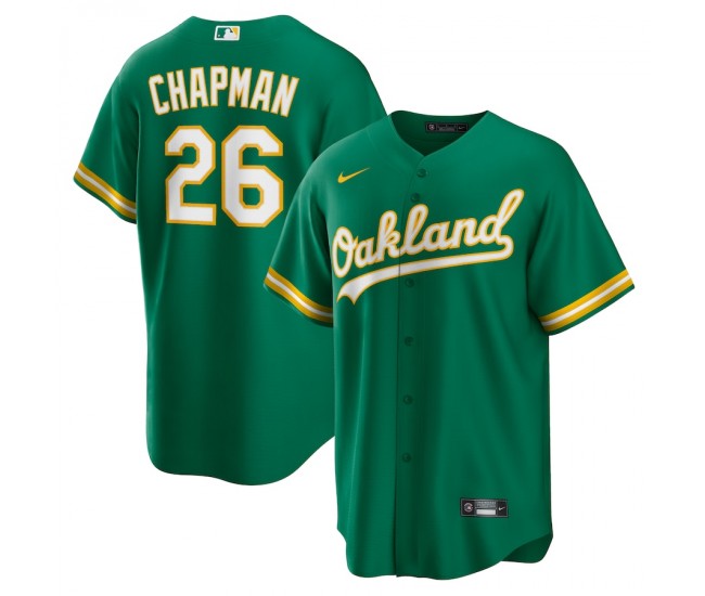 Oakland Athletics Matt Chapman Men's Nike Kelly Green Alternate Replica Player Name Jersey