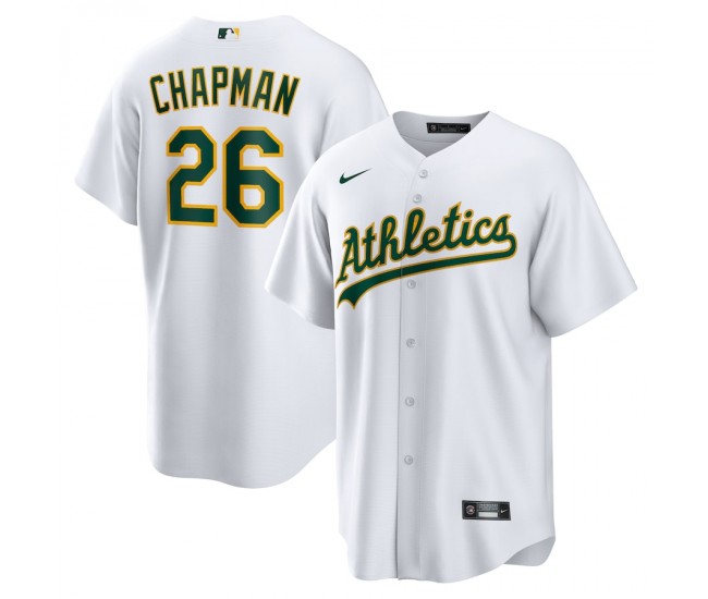 Oakland Athletics Matt Chapman Men's Nike White Home Replica Player Name Jersey