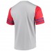 Philadelphia Phillies Stitches Button-Up Jersey - Gray/Red