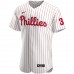 Philadelphia Phillies Bryce Harper Men's Nike White Home Authentic Player Jersey