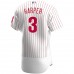 Philadelphia Phillies Bryce Harper Men's Nike White Home Authentic Player Jersey