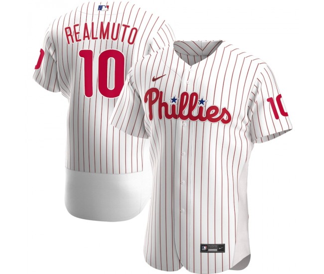 Philadelphia Phillies JT Realmuto Men's Nike White Home Authentic Player Jersey