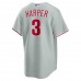 Philadelphia Phillies Bryce Harper Men's Nike Gray Road Replica Player Name Jersey