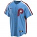 Philadelphia Phillies Mike Schmidt Men's Nike Light Blue Road Cooperstown Collection Replica Player Jersey