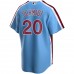 Philadelphia Phillies Mike Schmidt Men's Nike Light Blue Road Cooperstown Collection Replica Player Jersey