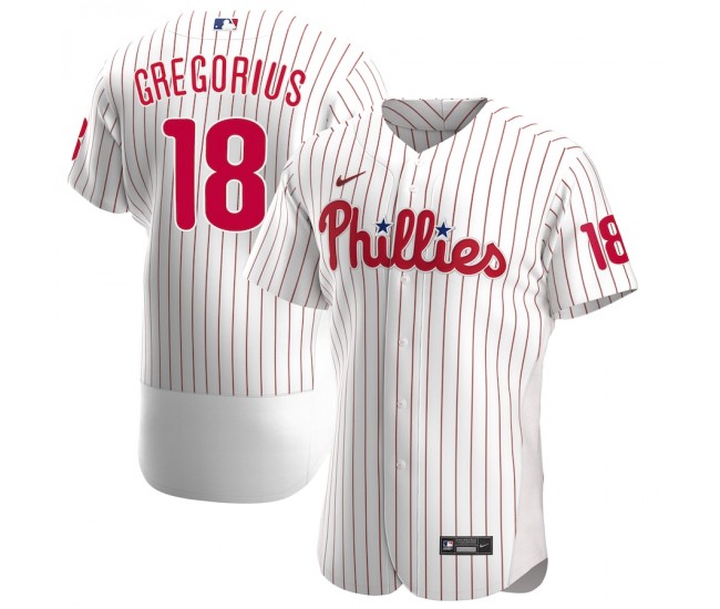 Philadelphia Phillies Didi Gregorius Men's Nike White Home Authentic Player Jersey