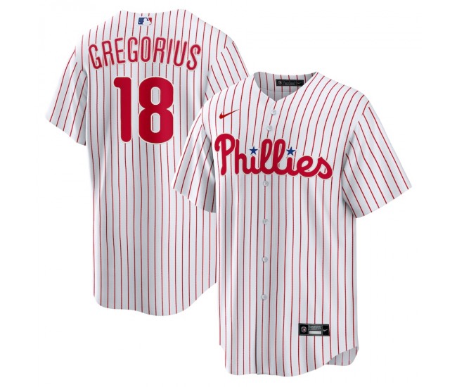 Philadelphia Phillies Didi Gregorius Men's Nike White Home Replica Player Name Jersey